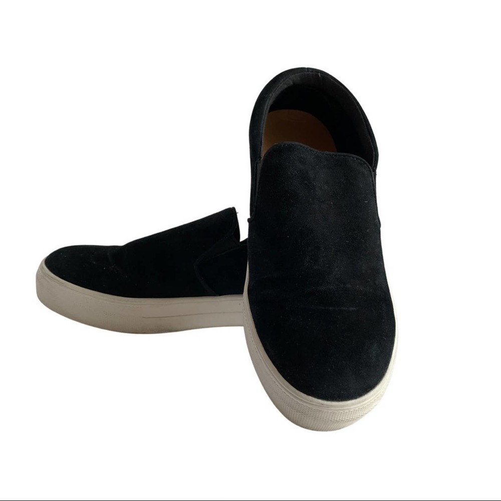 Steve Madden Gills Suede Size 8W, Black - Picture 1 of 9